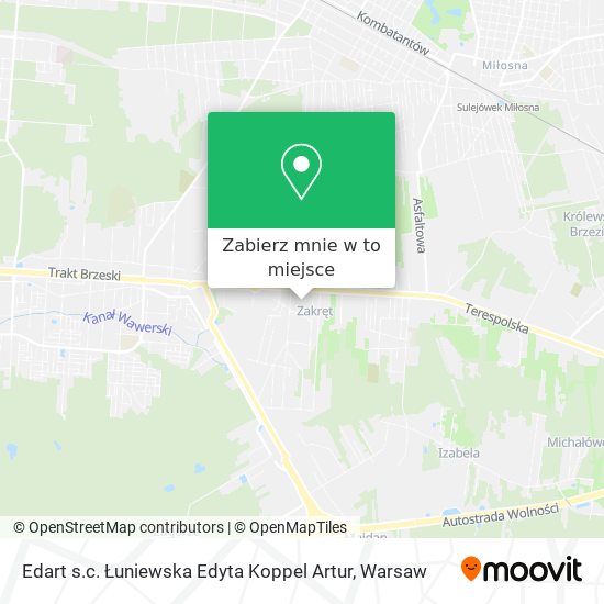 Mapa Edart s.c. Łuniewska Edyta Koppel Artur