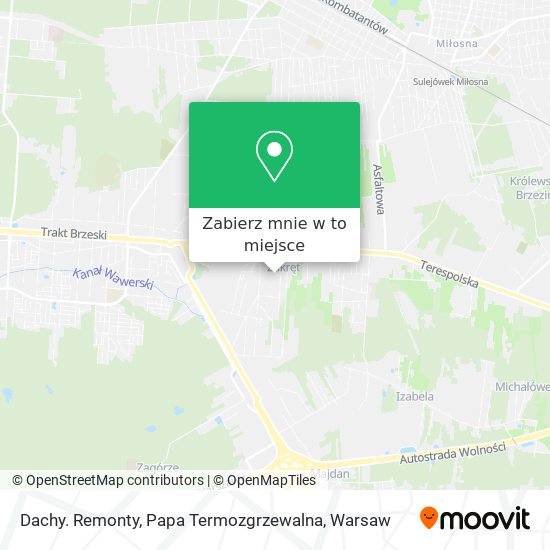 Mapa Dachy. Remonty, Papa Termozgrzewalna