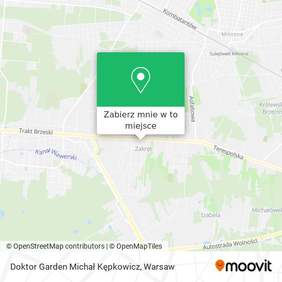 Mapa Doktor Garden Michał Kępkowicz