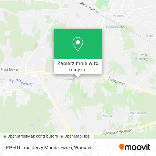 Mapa P.P.H.U. Ima Jerzy Maciszewski