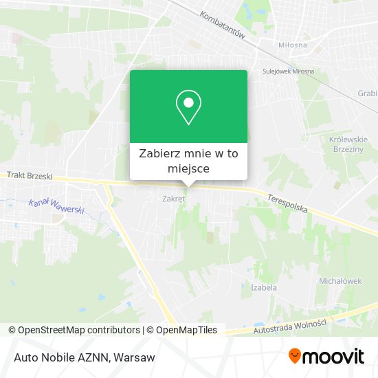 Mapa Auto Nobile AZNN