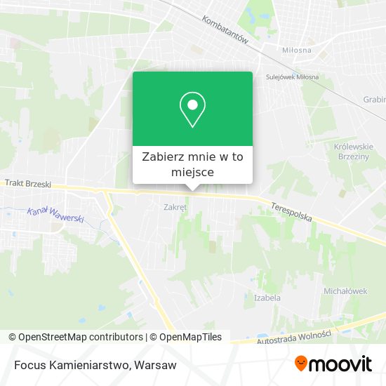 Mapa Focus Kamieniarstwo