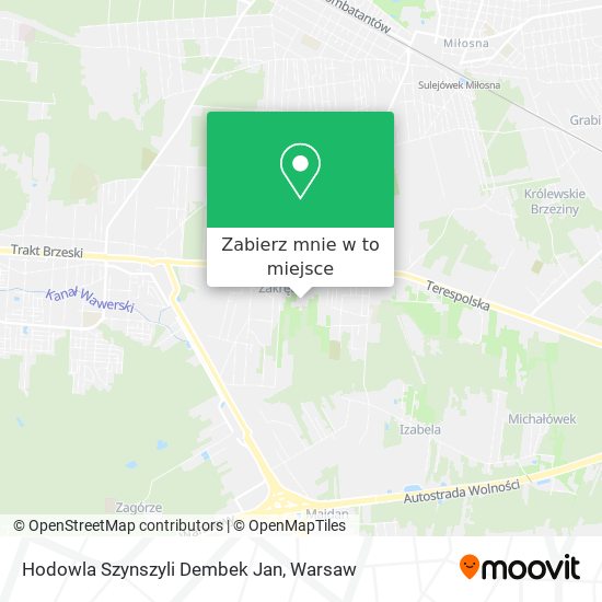 Mapa Hodowla Szynszyli Dembek Jan