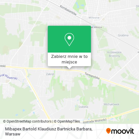 Mapa Mibapex Bartold Klaudiusz Bartnicka Barbara