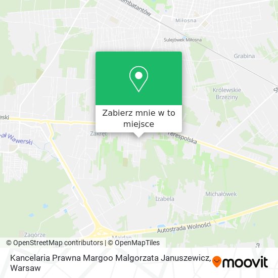 Mapa Kancelaria Prawna Margoo Malgorzata Januszewicz