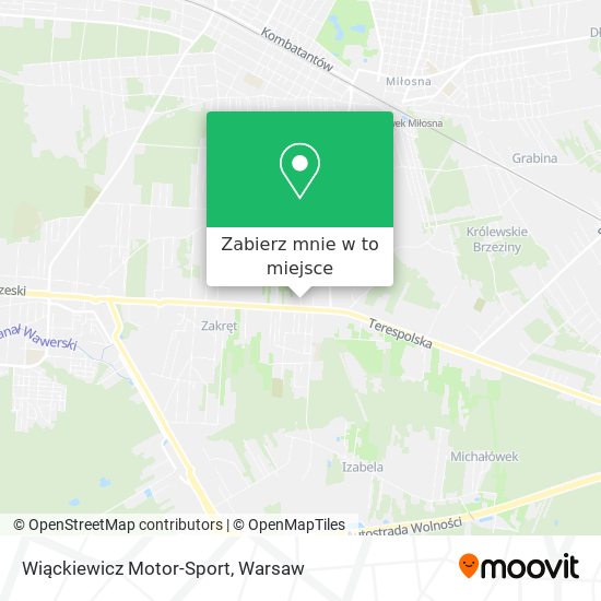 Mapa Wiąckiewicz Motor-Sport