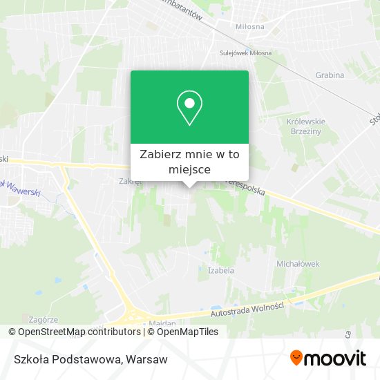 Mapa Szkoła Podstawowa