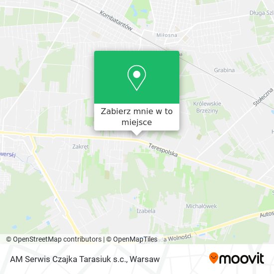 Mapa AM Serwis Czajka Tarasiuk s.c.