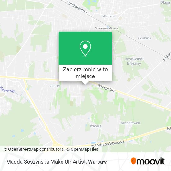 Mapa Magda Soszyńska Make UP Artist