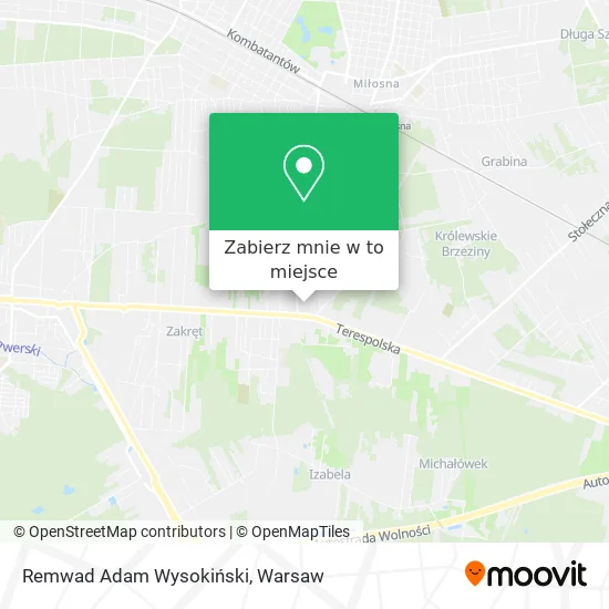 Mapa Remwad Adam Wysokiński