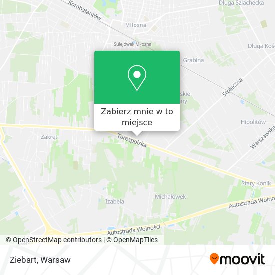 Mapa Ziebart