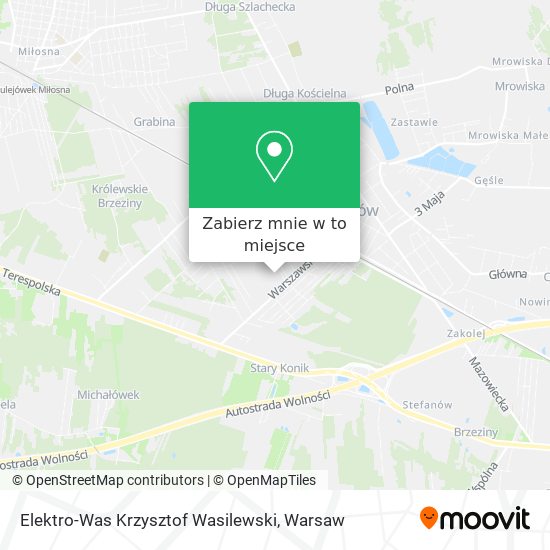 Mapa Elektro-Was Krzysztof Wasilewski