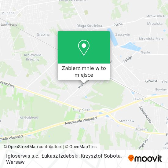 Mapa Igloserwis s.c., Łukasz Izdebski, Krzysztof Sobota