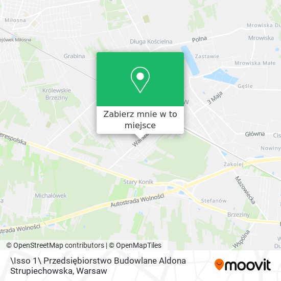 Mapa \Isso 1\ Przedsiębiorstwo Budowlane Aldona Strupiechowska