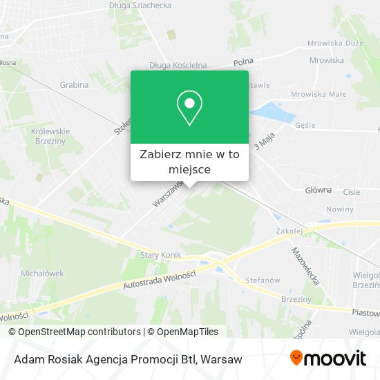 Mapa Adam Rosiak Agencja Promocji Btl