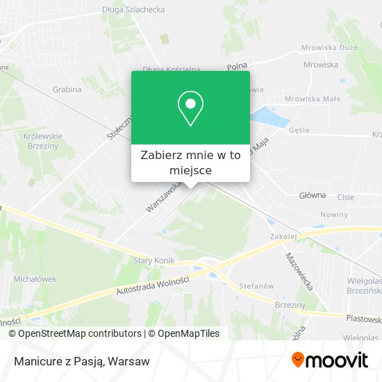 Mapa Manicure z Pasją