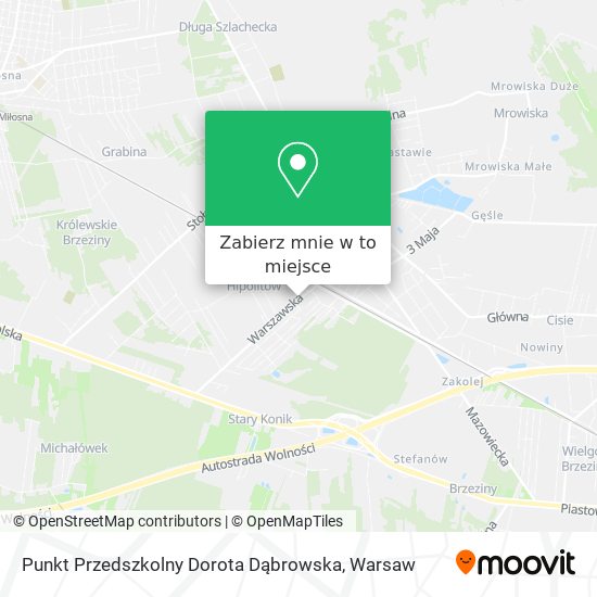 Mapa Punkt Przedszkolny Dorota Dąbrowska