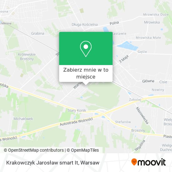 Mapa Krakowczyk Jarosław smart It