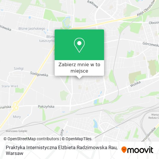 Mapa Praktyka Internistyczna Elżbieta Radzimowska Rau