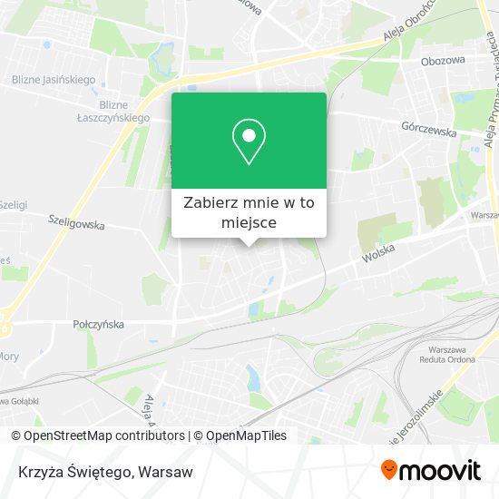 Mapa Krzyża Świętego