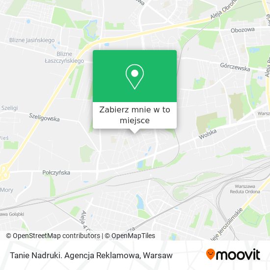 Mapa Tanie Nadruki. Agencja Reklamowa