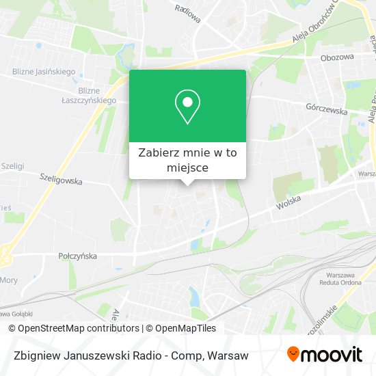 Mapa Zbigniew Januszewski Radio - Comp