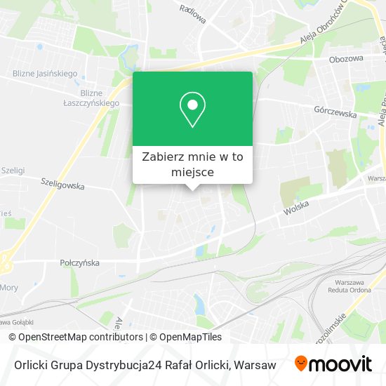 Mapa Orlicki Grupa Dystrybucja24 Rafał Orlicki