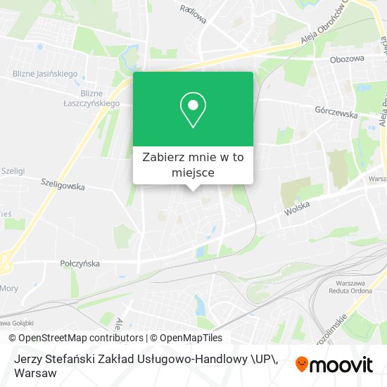 Mapa Jerzy Stefański Zakład Usługowo-Handlowy \UP\