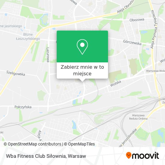 Mapa Wba Fitness Club Siłownia