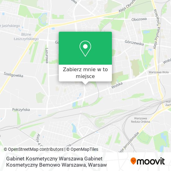 Mapa Gabinet Kosmetyczny Warszawa Gabinet Kosmetyczny Bemowo Warszawa