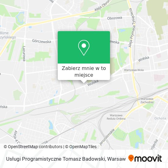 Mapa Usługi Programistyczne Tomasz Badowski