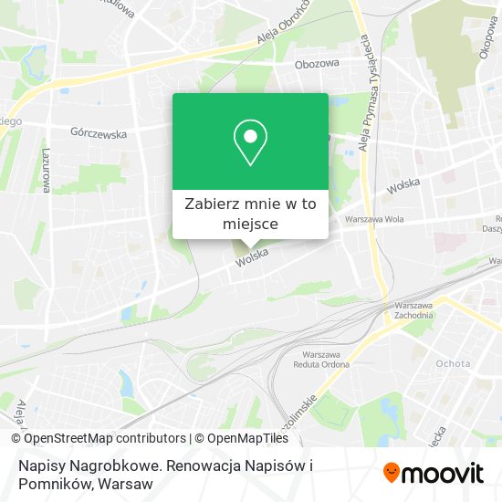 Mapa Napisy Nagrobkowe. Renowacja Napisów i Pomników