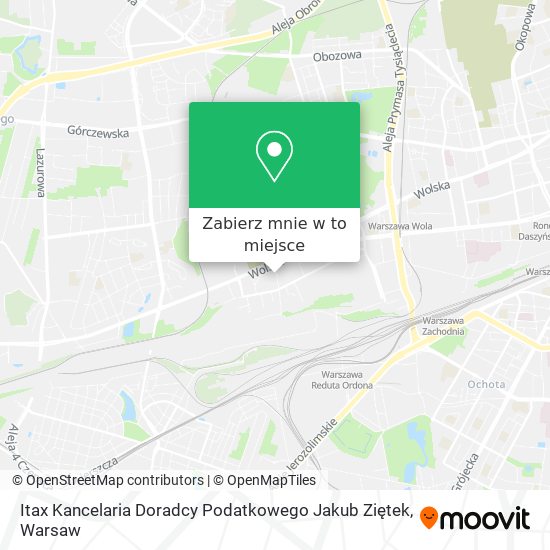 Mapa Itax Kancelaria Doradcy Podatkowego Jakub Ziętek