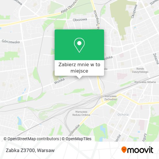 Mapa Zabka Z3700