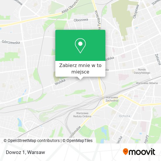 Mapa Dowoz 1