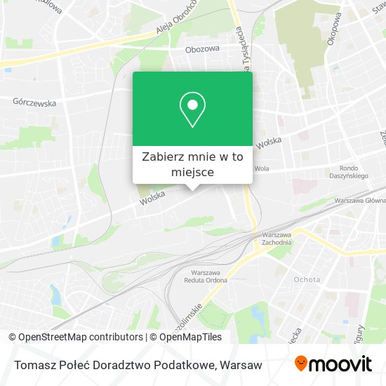 Mapa Tomasz Połeć Doradztwo Podatkowe