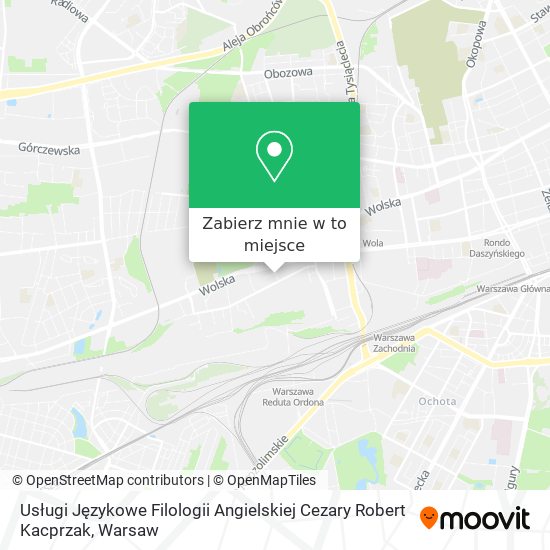 Mapa Usługi Językowe Filologii Angielskiej Cezary Robert Kacprzak