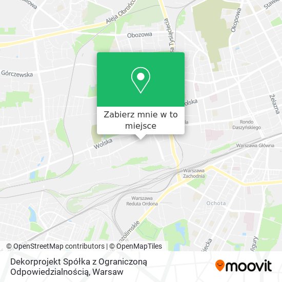 Mapa Dekorprojekt Spółka z Ograniczoną Odpowiedzialnością