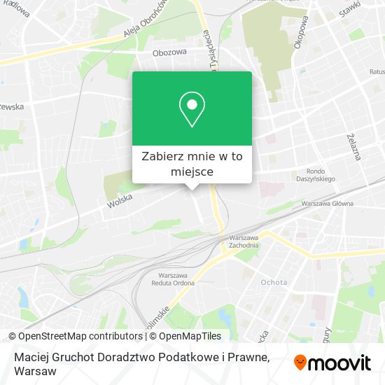 Mapa Maciej Gruchot Doradztwo Podatkowe i Prawne