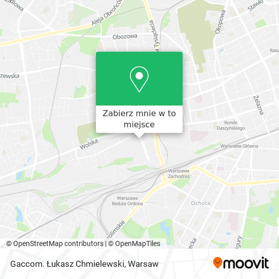 Mapa Gaccom. Łukasz Chmielewski