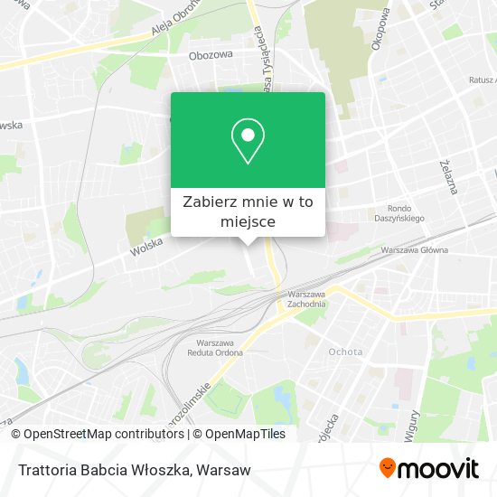 Mapa Trattoria Babcia Włoszka