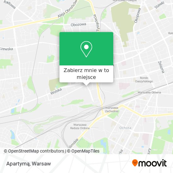 Mapa Apartymą