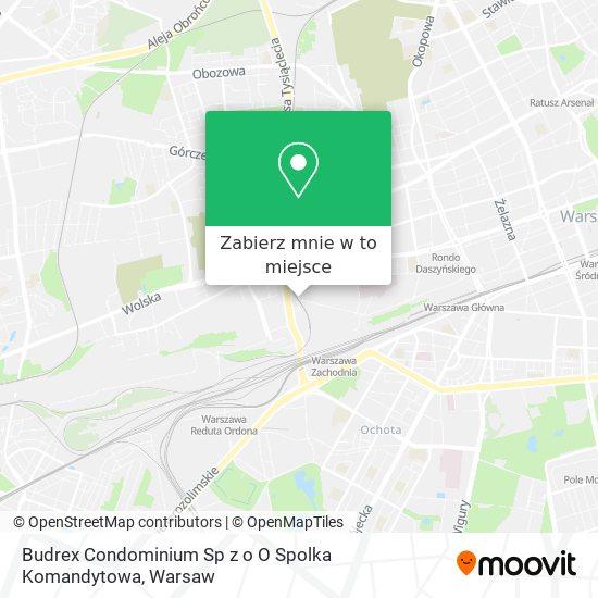 Mapa Budrex Condominium Sp z o O Spolka Komandytowa