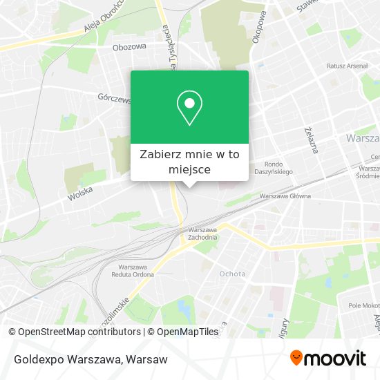 Mapa Goldexpo Warszawa