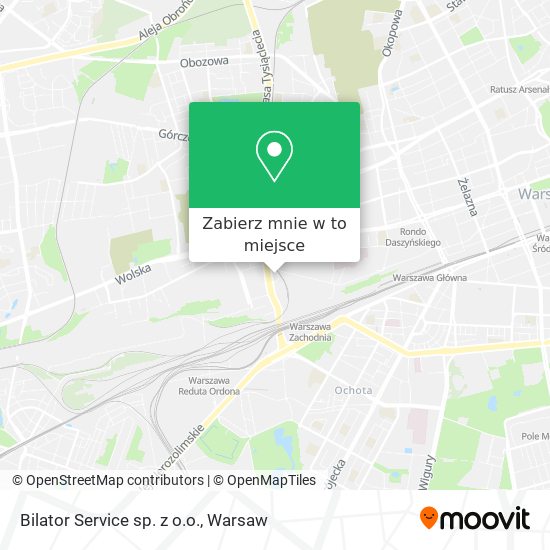 Mapa Bilator Service sp. z o.o.