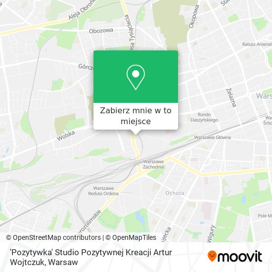 Mapa 'Pozytywka' Studio Pozytywnej Kreacji Artur Wojtczuk