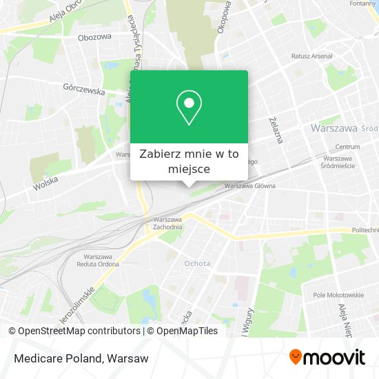 Mapa Medicare Poland