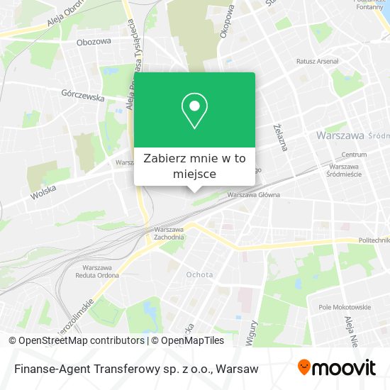 Mapa Finanse-Agent Transferowy sp. z o.o.