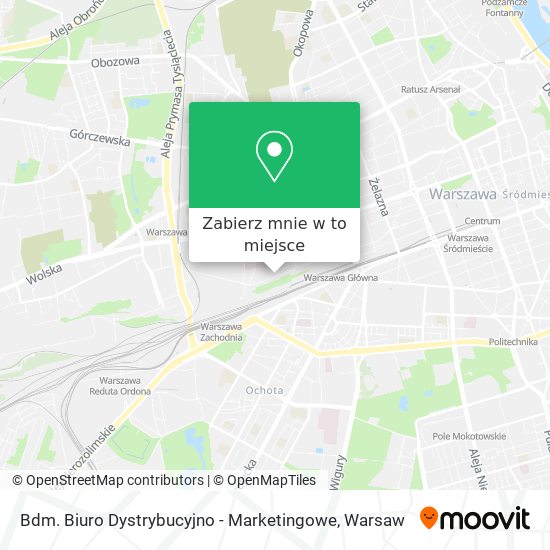 Mapa Bdm. Biuro Dystrybucyjno - Marketingowe