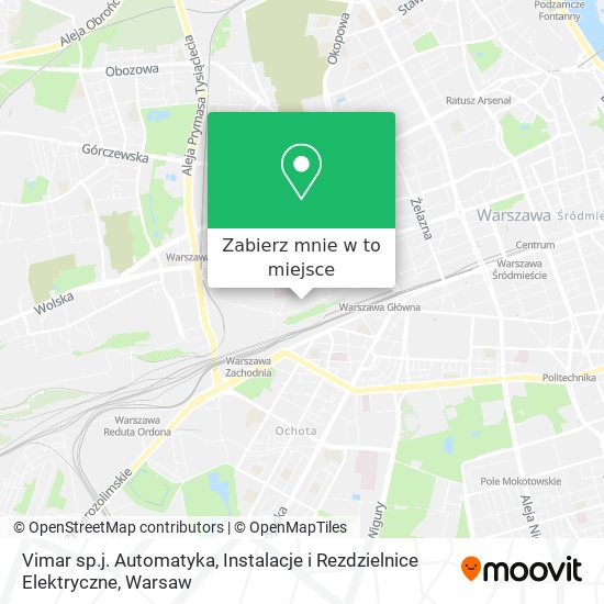 Mapa Vimar sp.j. Automatyka, Instalacje i Rezdzielnice Elektryczne